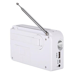 RD-638T Two-band Solar Powered AM / FM Radio Player Flashlight with Dynamo Function