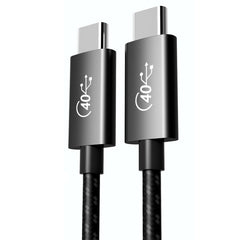 PD 100W USB-C / Type-C to USB-C / Type-C Thunderbolt 4 Full-function Data Cable, 0.5m, 1m, 1.5m, 2m