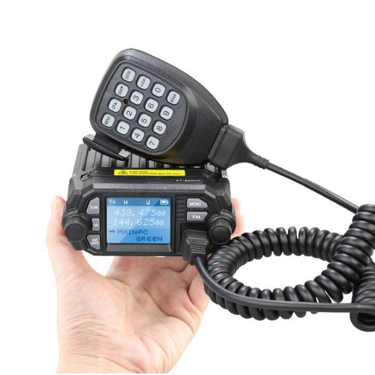 QYT KT-8900D Mini 25W Dual Band Mobile Radio Walkie Talkie for Car, KT-8900D