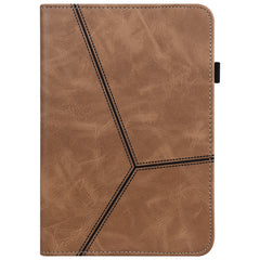 Solid Color Embossed Striped Leather Case, For Xiaomi Pad 5 / Pad 5 Pro, For Amazon Fire HD 10 Plus / Fire HD 10 (2021), For Amazon Paperwhite 5 2021