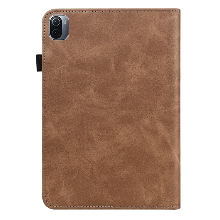 Solid Color Embossed Striped Leather Case, For Xiaomi Pad 5 / Pad 5 Pro, For Amazon Fire HD 10 Plus / Fire HD 10 (2021), For Amazon Paperwhite 5 2021