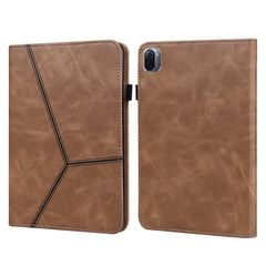 Solid Color Embossed Striped Leather Case, For Xiaomi Pad 5 / Pad 5 Pro, For Amazon Fire HD 10 Plus / Fire HD 10 (2021), For Amazon Paperwhite 5 2021