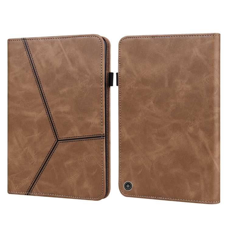 Solid Color Embossed Striped Leather Case, For Xiaomi Pad 5 / Pad 5 Pro, For Amazon Fire HD 10 Plus / Fire HD 10 (2021), For Amazon Paperwhite 5 2021