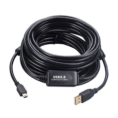 Mini 5 Pin to USB 2.0 Camera Extension Data Cable, 10m, 12m, 15m, 20m