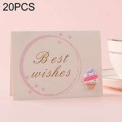20 PCS 3D Holiday Blessing And Thanksgiving Card, without Envelope