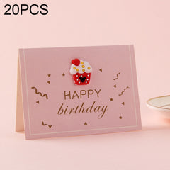 20 PCS 3D Holiday Blessing And Thanksgiving Card, without Envelope