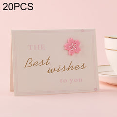 20 PCS 3D Holiday Blessing And Thanksgiving Card, without Envelope