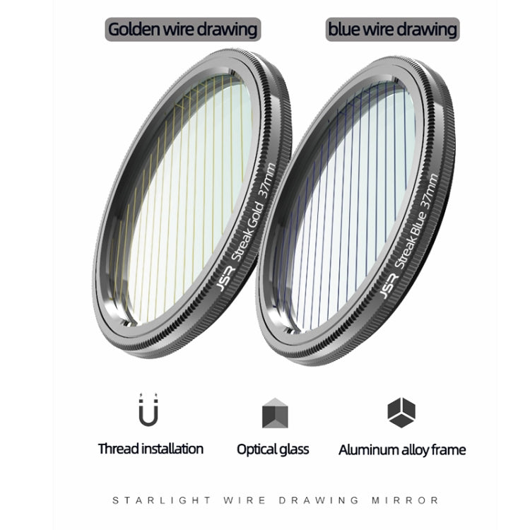 JSR Starlight Drawing Camera Lens Filter, 37mm, 43mm, 46mm, 49mm, 52mm, 55mm, 58mm, 62mm