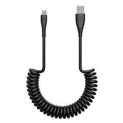 3A Type-C / USB-C Spring Charging Data Cable, Type-C
