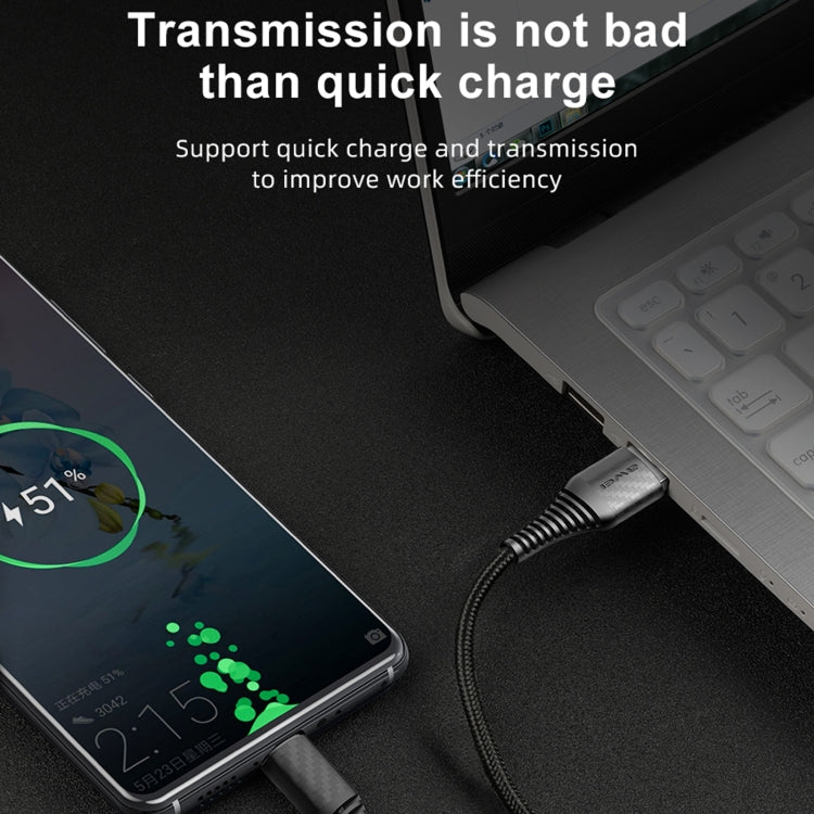 awei CL-69 5A Type-C / USB-C Smart Fast Charging Cable, Length: 1m