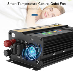 8896 2200W Car Smart Multi-functional Digital Display Inverter, 12V, 24V, 48V