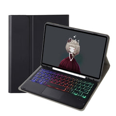 A700B-AS Lambskin Texture Backlight Bluetooth Keyboard Leather Tablet Case, For Samsung Galaxy Tab S8 / S7, For Samsung Galaxy Tab A8 10.5 (2021), For Samsung Galaxy Tab S6 Lite