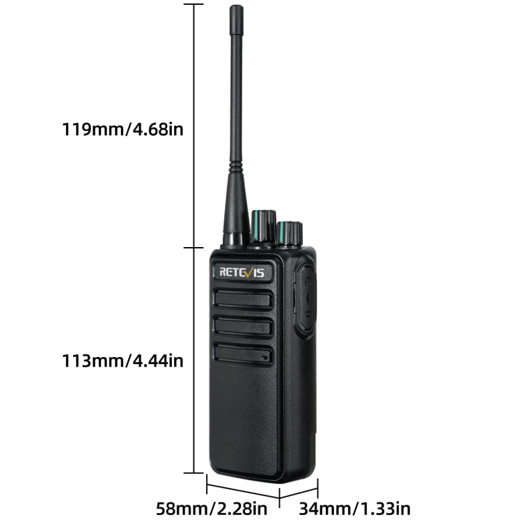 1 Pair RETEVIS RB29 FRS Free-license Two Way Radio Walkie Talkie, RB29