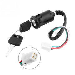 5 PCS Motorcycle Female Plug Ignition Key Switch Set, Female Plug