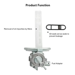 Motorcycle Fuel Tap Valve Petcock Fuel Tank Gas Switch for Suzuki GS300, For Suzuki GS300
