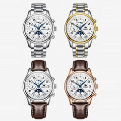 OLEVS 6667 Multifunction Waterproof Luminous Mechanical Men Watch