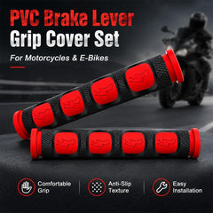 2 PCS Motorcycle Modification Accessories PVC Horn ShapeHand Grip Cover Handlebar Set