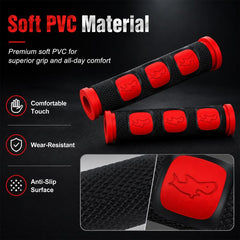2 PCS Motorcycle Modification Accessories PVC Horn ShapeHand Grip Cover Handlebar Set