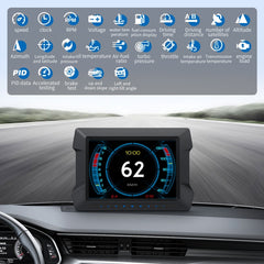 P22 3.5 inch Car HUD Head up Display GPS OBD2 Dual System Windshield Projector, P22