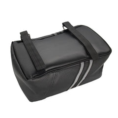 Motorcycle Waterproof PU Leather Rack Rear Carrier Bag, Capacity: 8L with Rain Cover, 8L