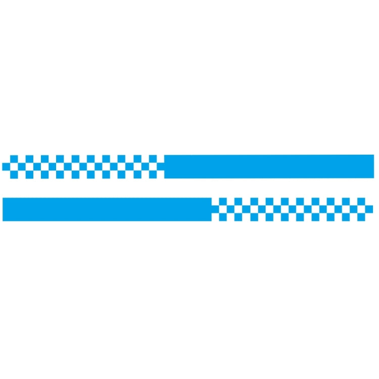 2 PCS/Set D-282 Waistline Pattern Car Modified Decorative Sticker, D-282