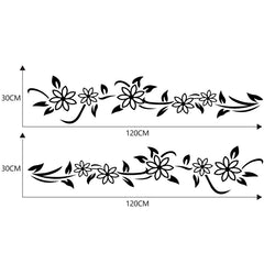 2 PCS/Set D-378 Flower Totem Pattern Car Modified Decorative Sticker, D-378