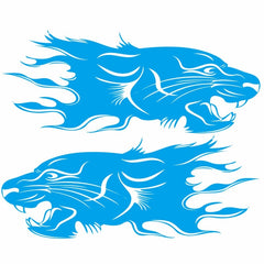 2 PCS/Set D-417 Lion Pattern Car Modified Decorative Sticker, D-417