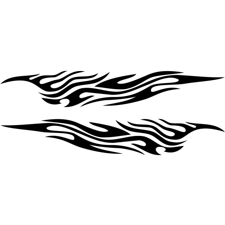 2 PCS/Set D-476 Fire Element Pattern Car Modified Decorative Sticker, D-476