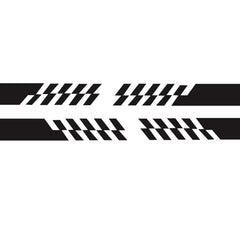 2 PCS/Set D-487 Stripe Pattern Car Modified Decorative Sticker, D-487
