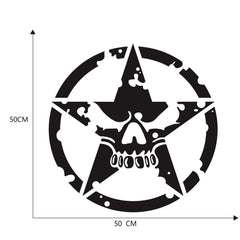 D-520 Star Pattern Car Modified Hood Decorative Sticker, D-520