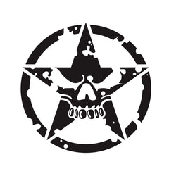 D-520 Star Pattern Car Modified Hood Decorative Sticker, D-520