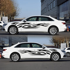 2 PCS/Set D-521 Fire Totem Pattern Car Modified Decorative Sticker, D-521