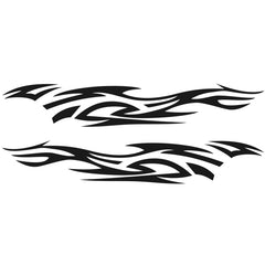 2 PCS/Set D-521 Fire Totem Pattern Car Modified Decorative Sticker, D-521