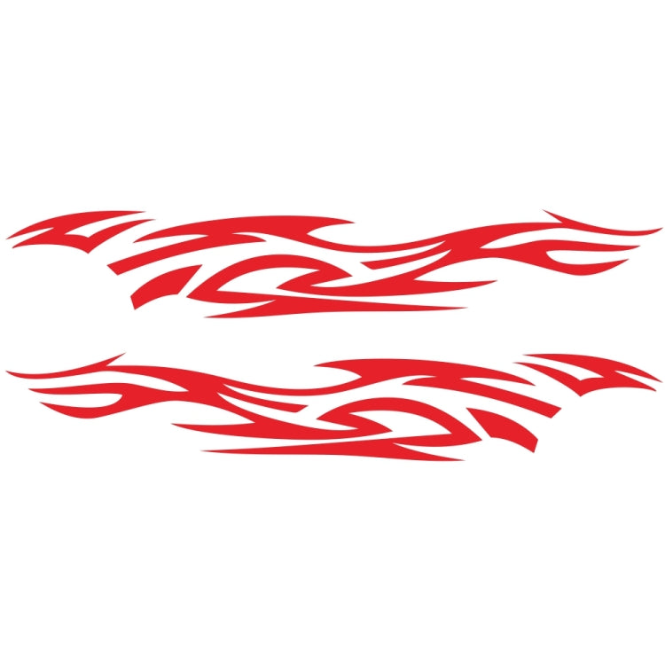 2 PCS/Set D-521 Fire Totem Pattern Car Modified Decorative Sticker, D-521
