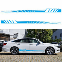 2 PCS/Set D-707 Striped Totem Pattern Car Modified Decorative Sticker, D-707