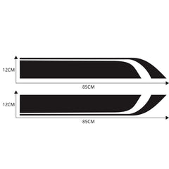D-711 Stripe Pattern Car Modified Hood Decorative Sticker, D-711