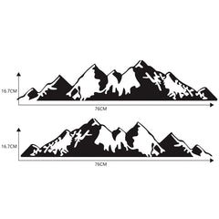 2 PCS/Set D-750 Mountain Pattern Car Modified Decorative Sticker, D-750