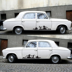 2 PCS/Set D-750 Mountain Pattern Car Modified Decorative Sticker, D-750
