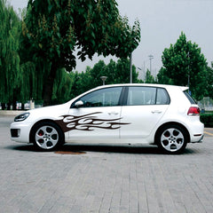 2 PCS/Set D-751 Flame Pattern Car Modified Decorative Sticker, D-751