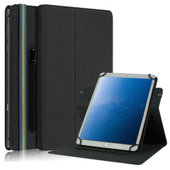 Cloth Texture Horizontal Flip Universal Tablet PC Leather Case with Pen Slot, For 10 inch
