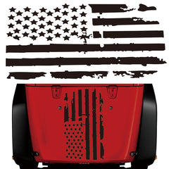D-778 American Flag Pattern Car Modified Decorative Sticker, D-778
