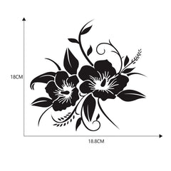 D-798 Flowers Bloom Pattern Car Modified Decorative Sticker, D-798