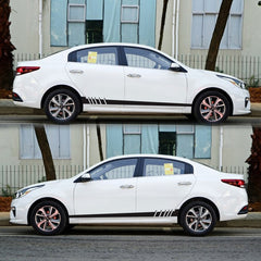 2 PCS/Set D-854 Stripe Pattern Car Modified Decorative Sticker, D-854