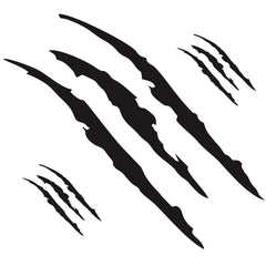D-865 Claw Scratches Pattern Car Modified Decorative Sticker, D-865