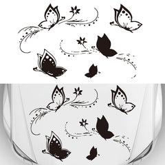 D-907 Butterflies Pattern Car Modified Decorative Sticker, D-907