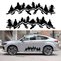 2 PCS/Set D-924 Mountain Woods Pattern Car Modified Decorative Sticker, D-924