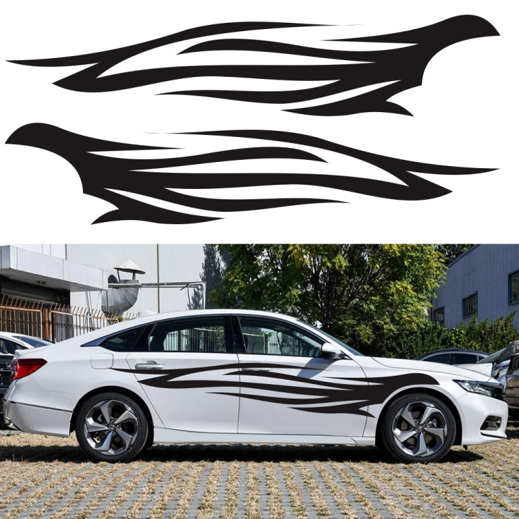 2 PCS/Set D-926 Fire Totem Pattern Car Modified Decorative Sticker, D-926