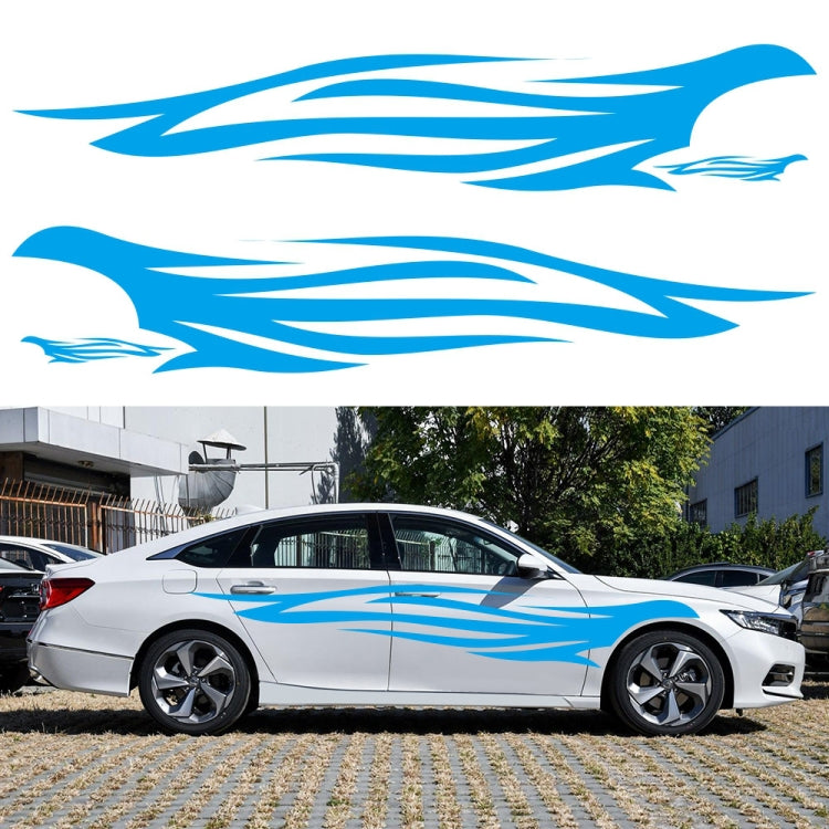 2 PCS/Set D-926 Fire Totem Pattern Car Modified Decorative Sticker, D-926