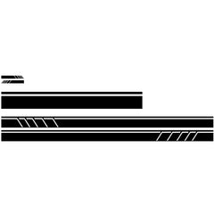 D-930 Lines Pattern Car Modified Decorative Sticker, D-930