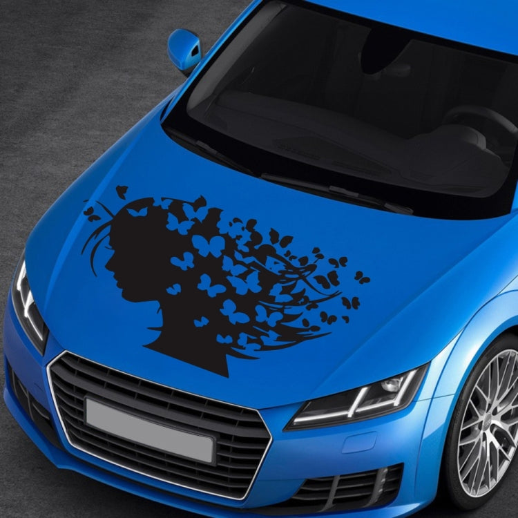 D-956 Butterfly Girl Pattern Car Modified Decorative Sticker, D-956
